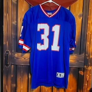 VINTAGE 90's Starter Football Jersey / Red - White & Blue